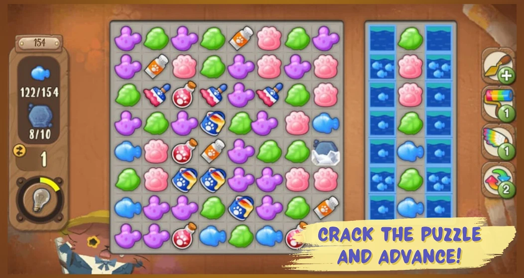 Cats Atelier - Days of van Meowogh: A Meow Match 3 screenshot 4