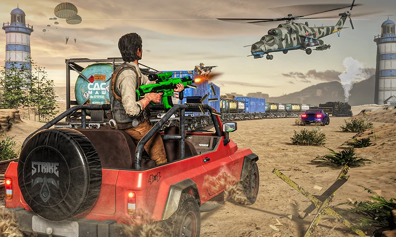 Cover Shoot 3D: Free Commando Game screenshot 4