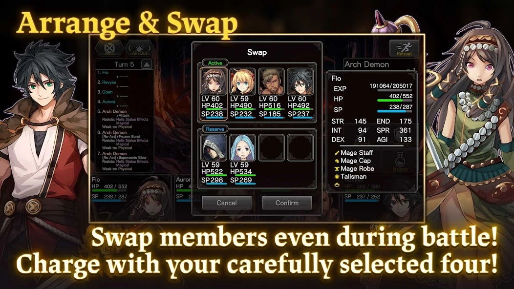 RPG Astral Takers APK screenshot 4