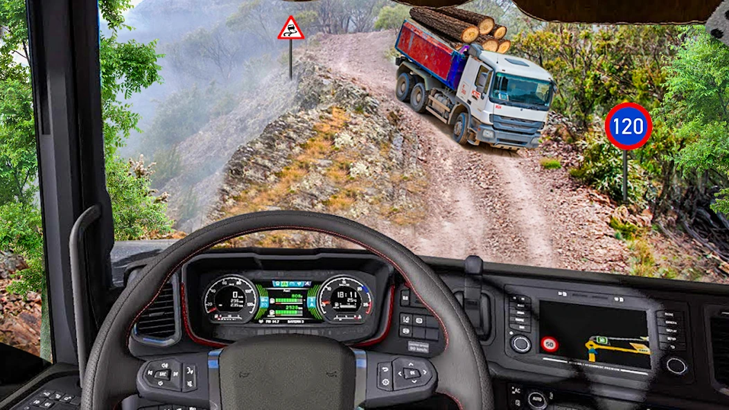 Heavy Truck Simulator Offroad APK screenshot 2