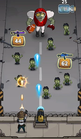 Zombie War: Idle Defense Game screenshot 1