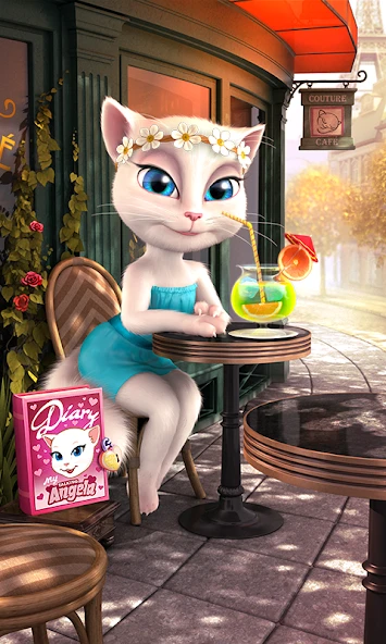 Download Talking Angela (MOD, Unlimited Money) 2.8.2 screenshot 4