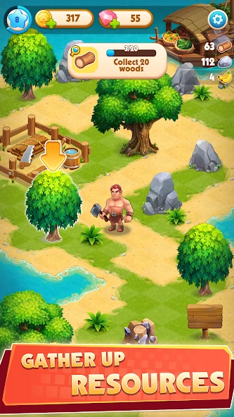 Exilesland: Adventure RPG APK screenshot 1