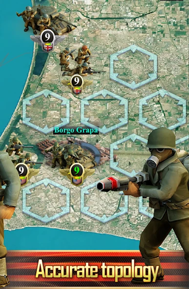 Frontline: Western Front - WW2 Strategy War Game screenshot 5