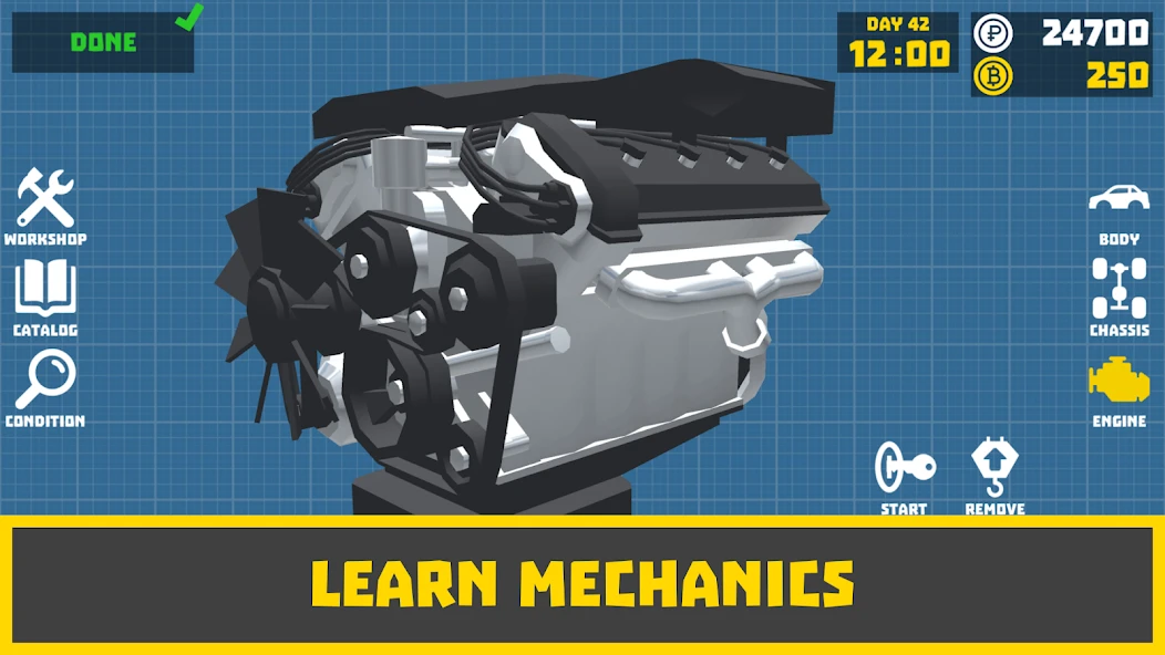 Retro Garage - Car Mechanic Simulator screenshot 4