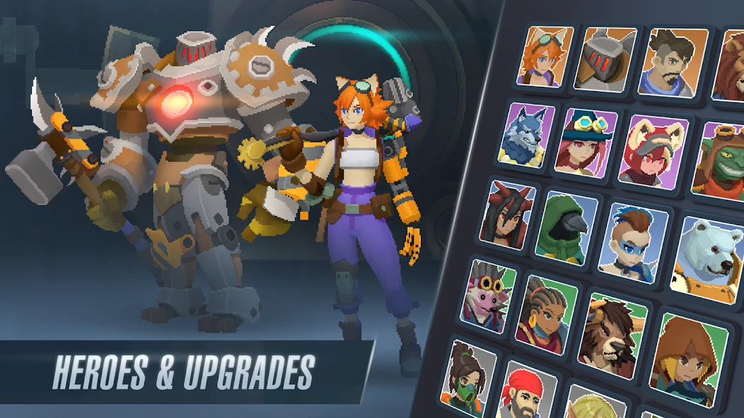 Driftfall: Pixel Action RPG APK screenshot 2
