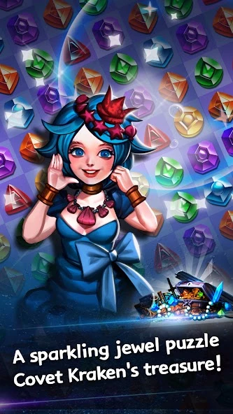 Jewel Kraken: Match 3 Jewel Blast screenshot 3
