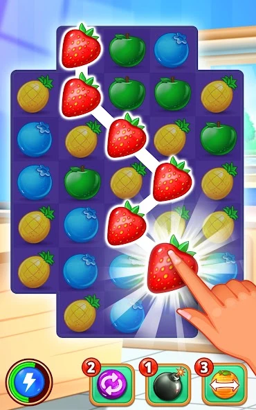 Gummy Paradise - Free Match 3 Puzzle Game screenshot 1