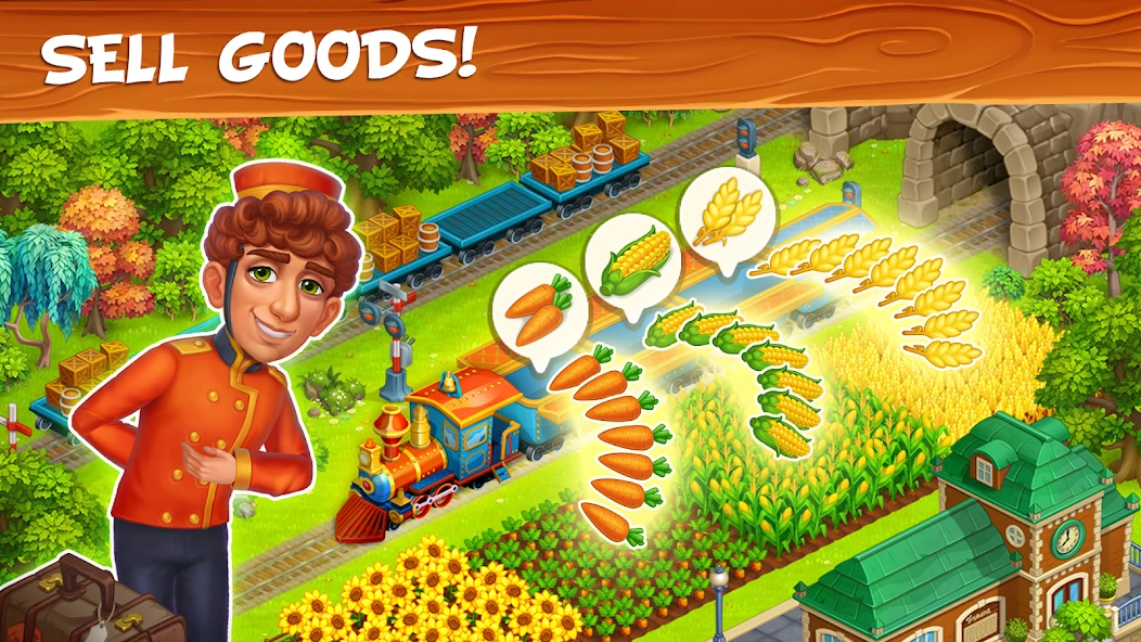 Farm Island: Hay Bay City Paradise screenshot 1