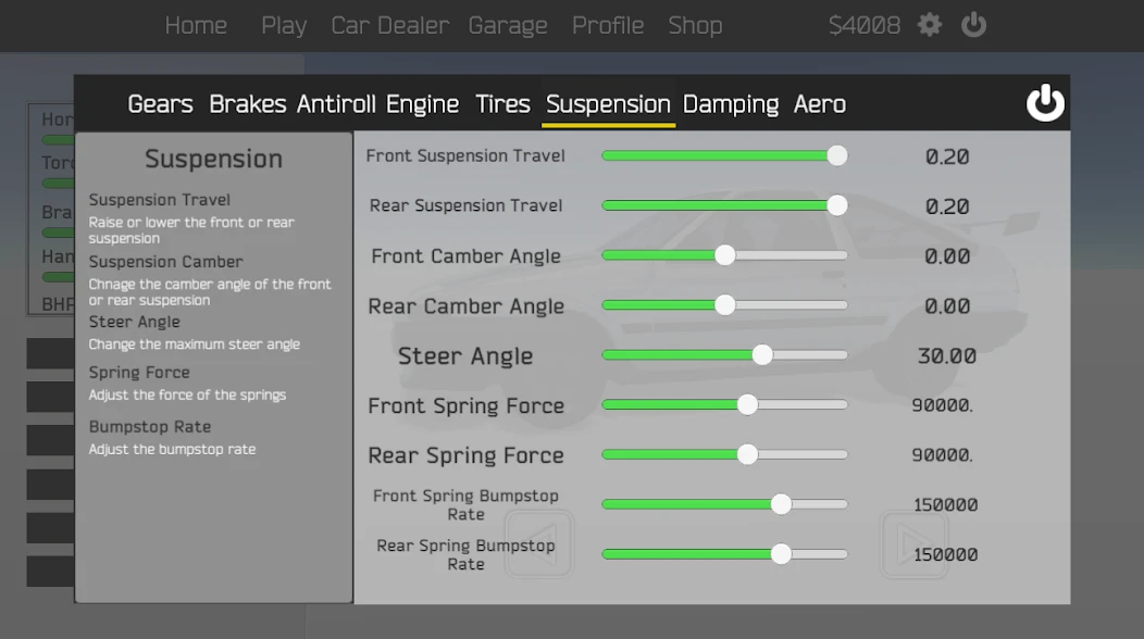 Tuner Z - Car Tuning and Racing Simulator screenshot 4