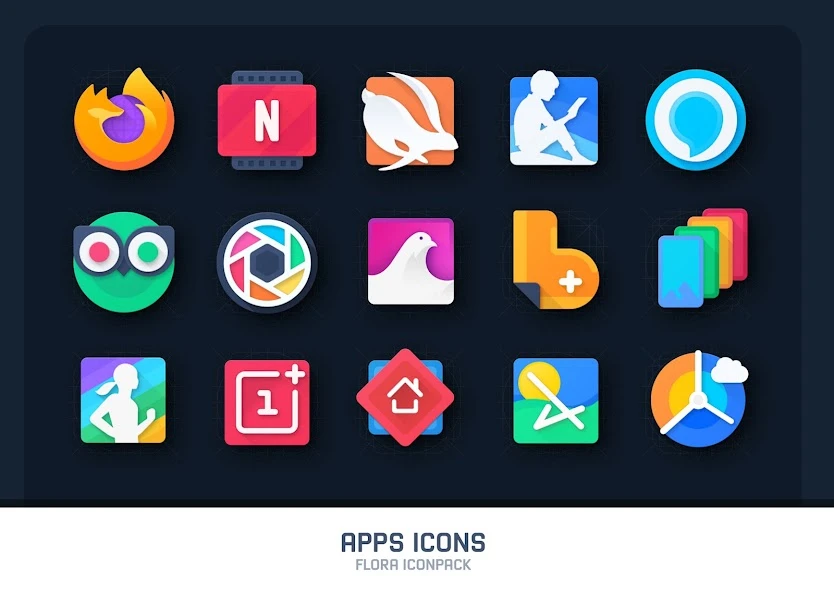 Flora: Material Icon Pack APK screenshot 3