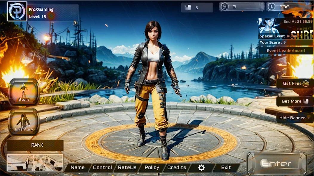 Survival Unknown Battle Royal APK screenshot 1
