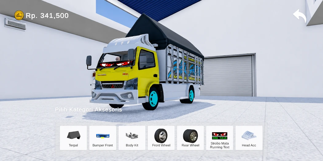 Download BR Truck Simulator Indonesia (MOD, Unlimited Money) 0.36a screenshot 4