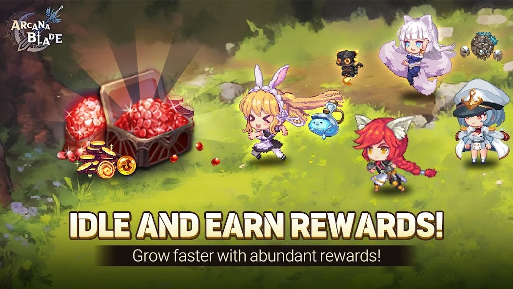 Arcana Blade : Idle RPG screenshot 1