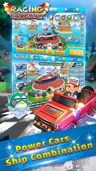 Racing Transform - Skyland Race screenshot 4