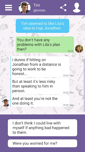 Hey Love Tim: High School Texting Story screenshot 4
