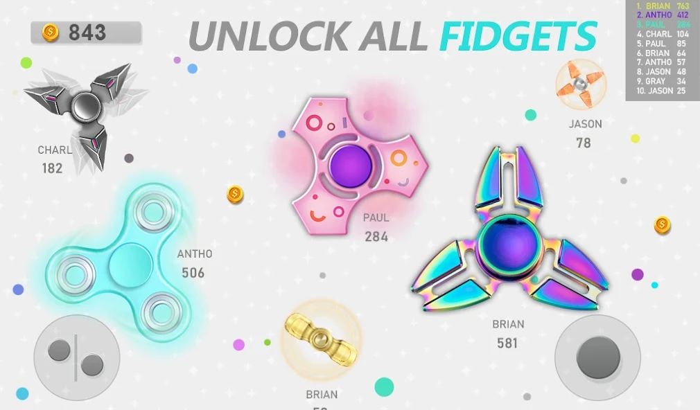 Fidget Spinner .io Game screenshot 4