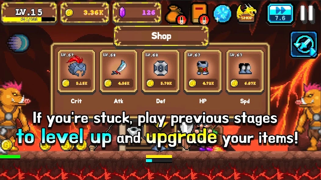 Tap Knight : Dragon's Attack screenshot 4