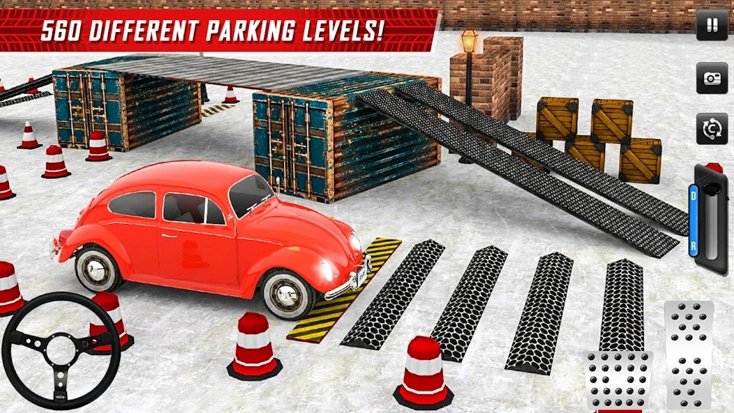 Classic Car Parking Real Driving Test screenshot 4