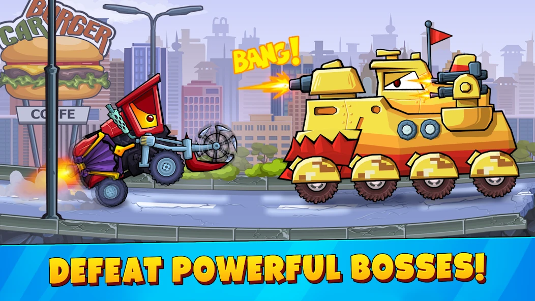 Car Eats Car 3 - Evil Cars screenshot 1
