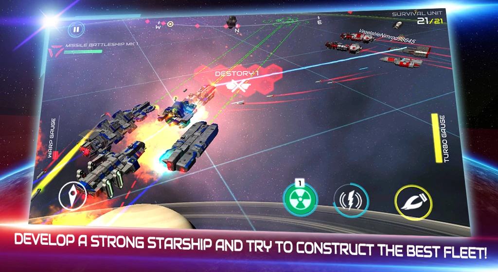 Starship battle screenshot 5