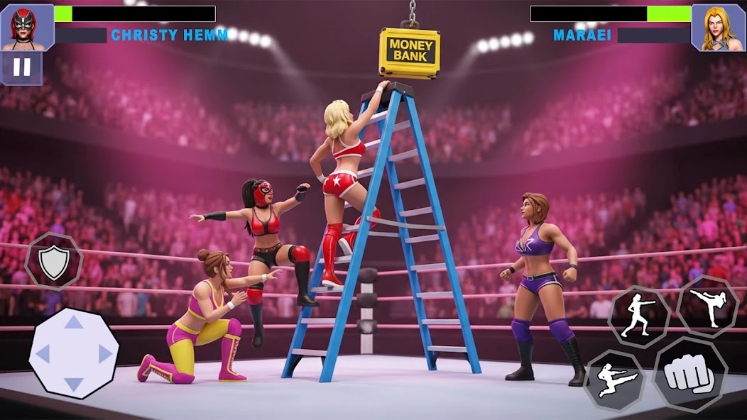Bad Girls Wrestling 2018: Hell Ring Women Fighting screenshot 2