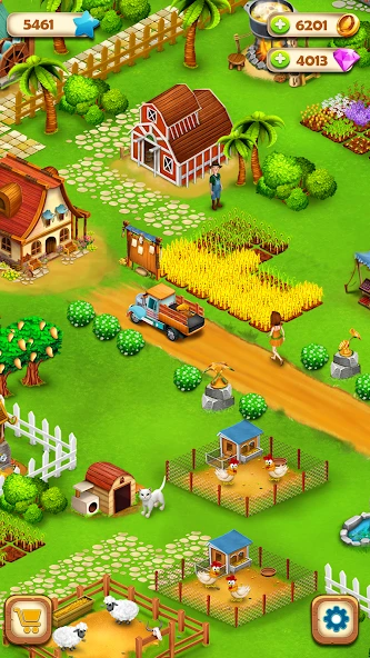 Paradise Hay Farm Island - Offline Game screenshot 3