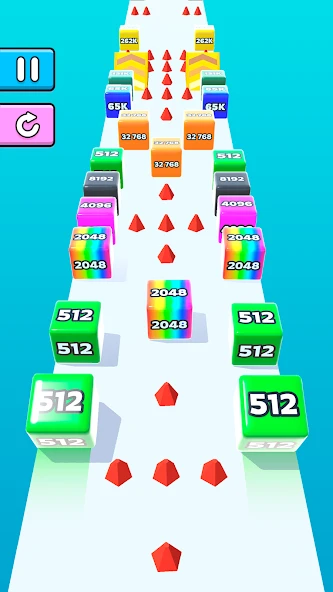 Jelly Run 2048 APK screenshot 4