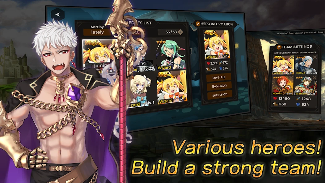 Secret Tower 500F (Online RPG) screenshot 4