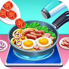 Cooking World: Casual Cooking Games of my cafe' icon