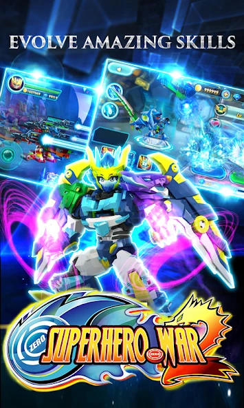 Superhero War: Robot Fight - City Action RPG screenshot 3