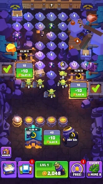 Gold & Goblins: Idle Merger screenshot 5