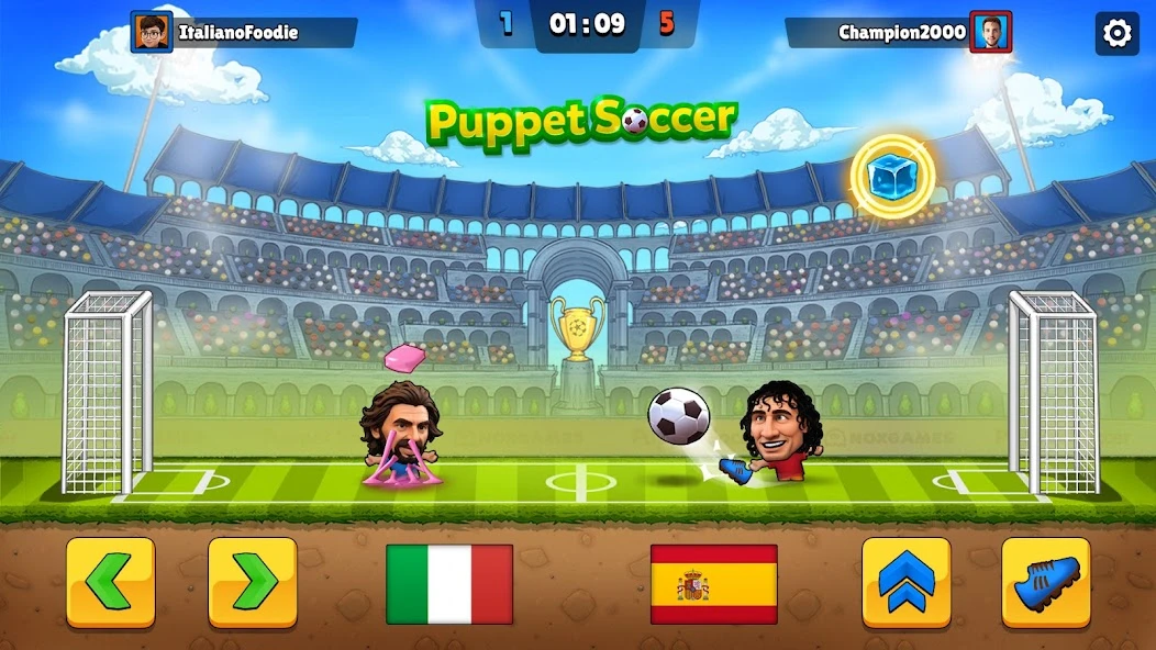 ⚽Puppet Soccer 2014 - Big Head Football ? screenshot 3