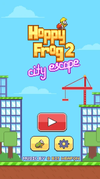 Hoppy Frog 2 - City Escape screenshot 1