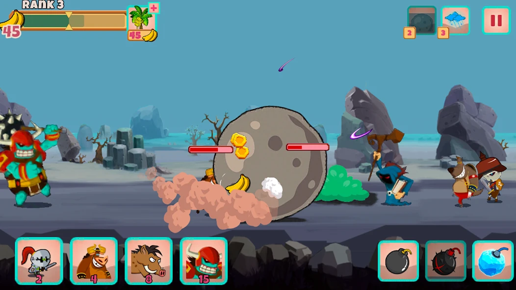 Castle Monsters: Battle of Hero Warriors screenshot 3