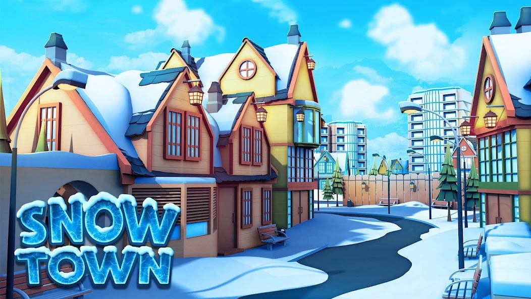 Snow Town - Ice Village World: Winter City screenshot 1