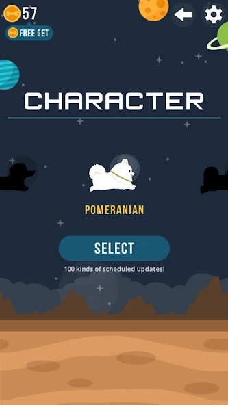 Space Corgi - Dog jumping space travel game screenshot 2