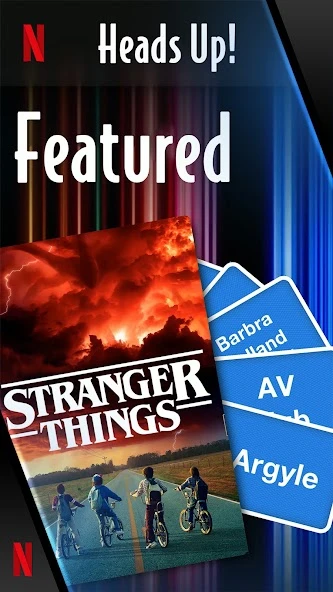 Heads Up! Netflix Edition APK screenshot 1