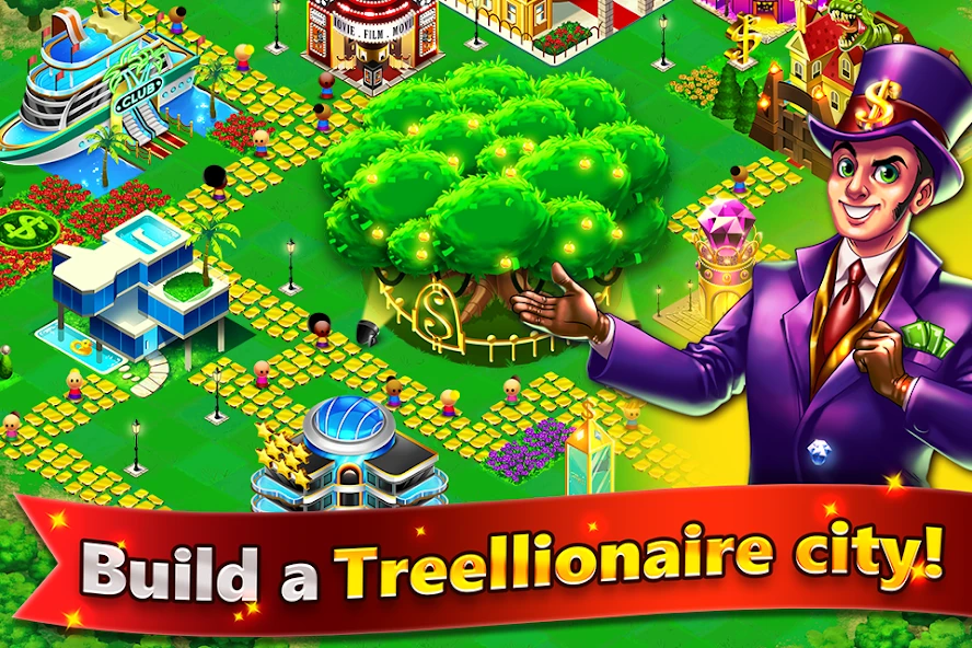 Download Money Tree City (MOD, gems) 1.0.2 screenshot 1