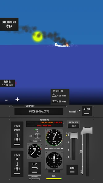 Flight Simulator 2d - realistic sandbox simulation screenshot 4