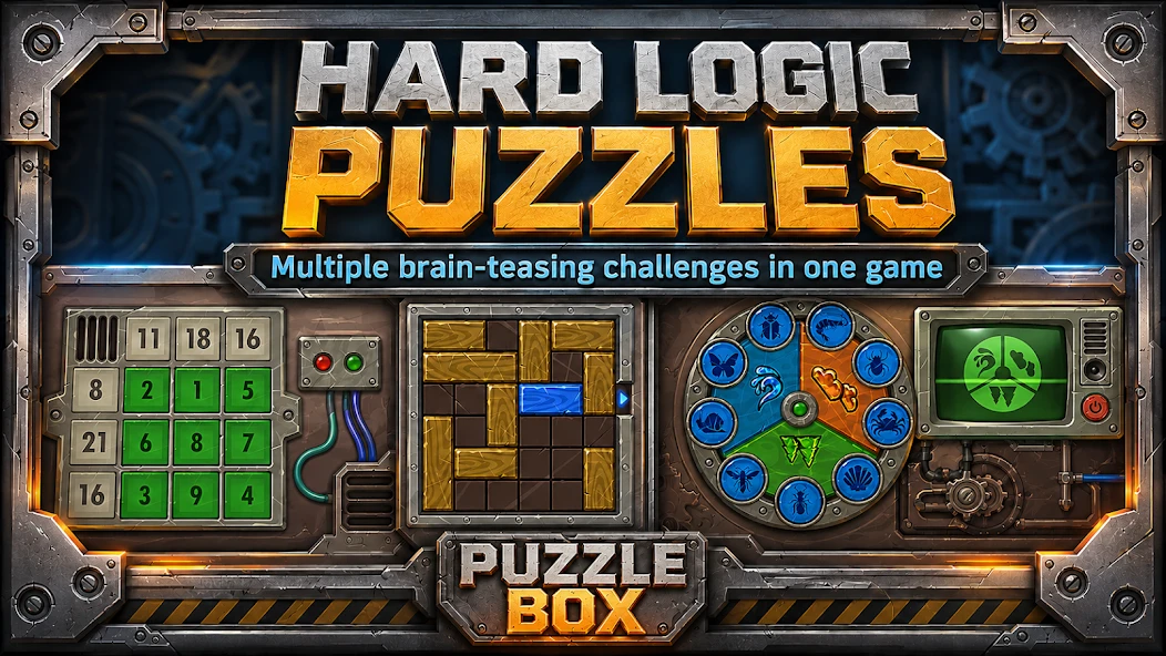 Metal Box ! Hard Logic Puzzle screenshot 5