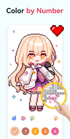 No.Pix - Color by Number, Pixel Art Coloring Book screenshot 2