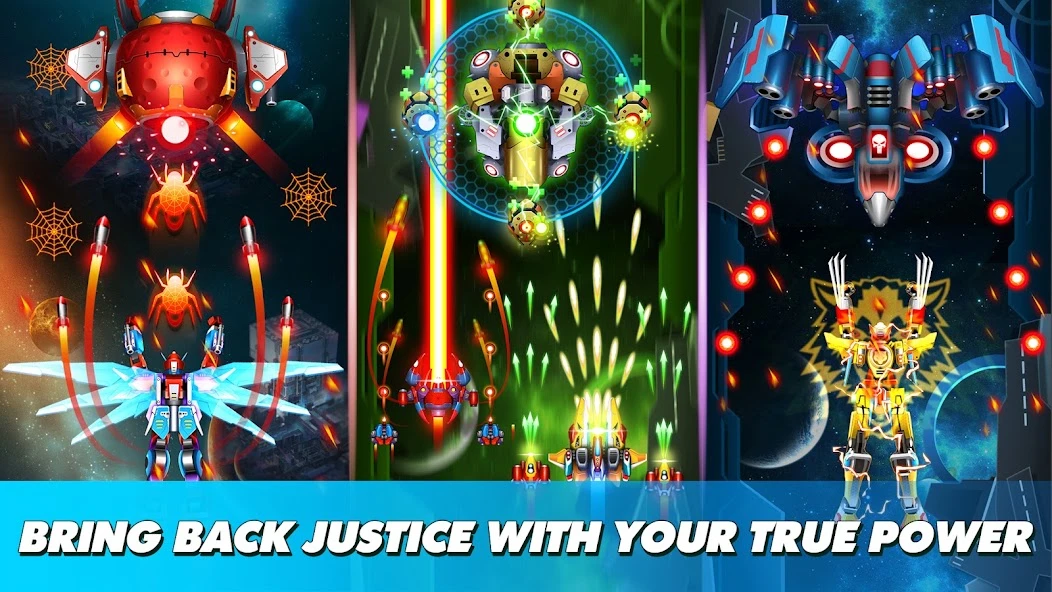 Thunder Fighter Squadron: Strikers Shoot Em Up screenshot 5