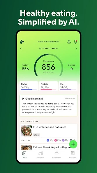 Lifesum: Calorie Tracker APK screenshot 1