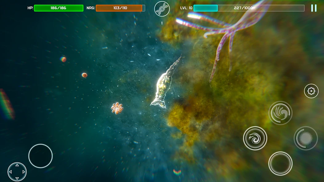 Bionix - Spore & Bacteria Evolution Simulator 3D screenshot 5
