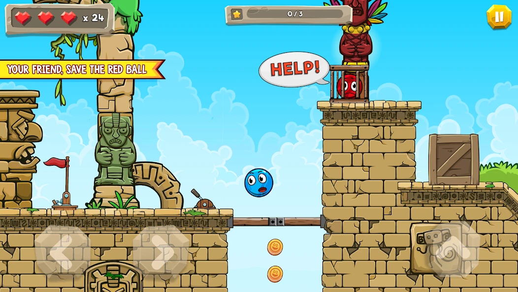 Blue Ball 11: Bounce Ball Adventure screenshot 3