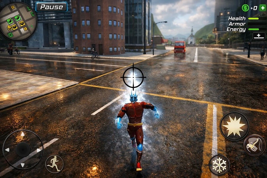 Snow Storm Superhero screenshot 5