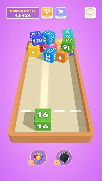 Chain Cube: 2048 3D merge game screenshot 3
