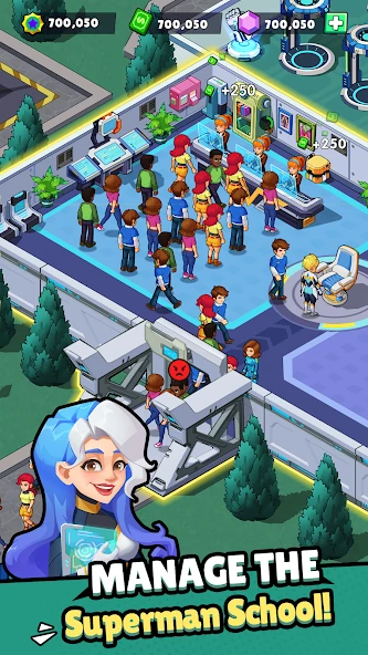 Idle Superpower School APK screenshot 2