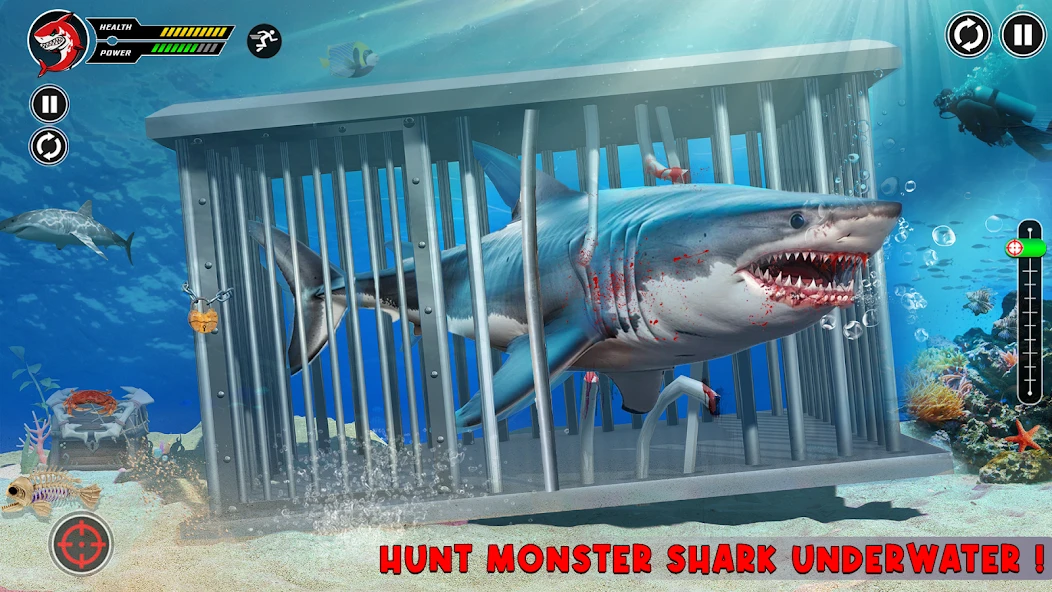 Whale Shark Attack FPS Sniper Shooter screenshot 3